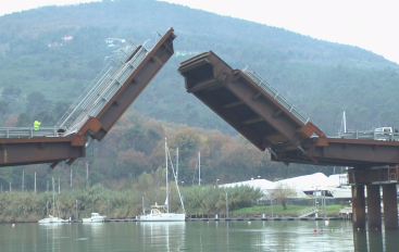 Ponte della Colombiera: prove di apertura OK