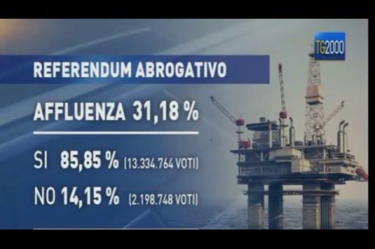 Referendum sulle “trivelle”, i risultati alla Spezia