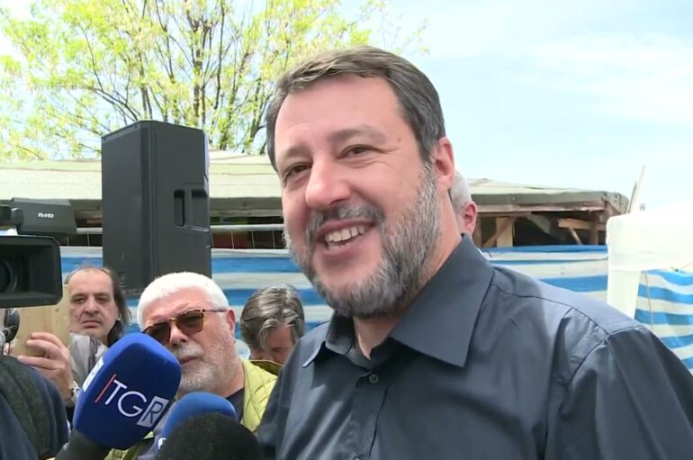 Matteo Salvini a Sarzana per Ponzanelli Sindaco