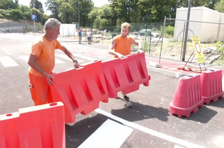 Apertura della nuova strada delle casermette