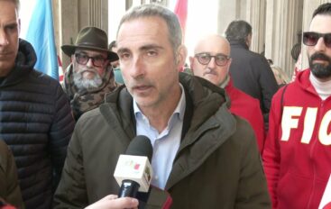 Presidio dei sindacati Cgil e Uil per la sicurezza sul lavoro