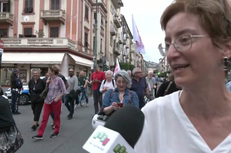 Alla Spezia in tanti alla Manifestazione insieme per la sanita pubblica 14-06-2024