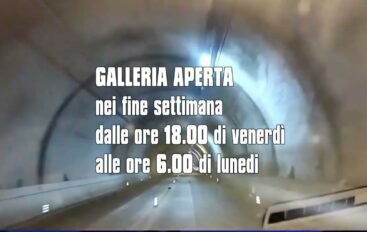 Galleria di Velva, nuovi orari di apertura e chiusura per lavori