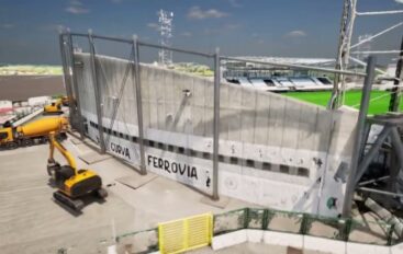 Stadio Picco, omologata la tribuna, continua la copertura della curva ferrovia