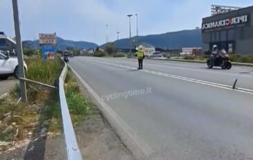 Grave il ciclista sloveno caduto ieri nella prima tappa del giro della Lunigiana 05-09-2024