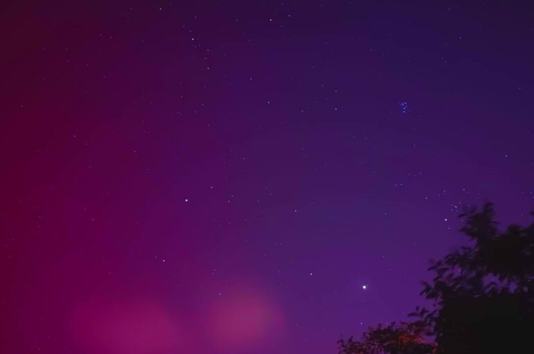 L’aurora boreale vista dalla Spezia